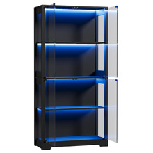 Myles 4 Tier Display Cabinet with LED